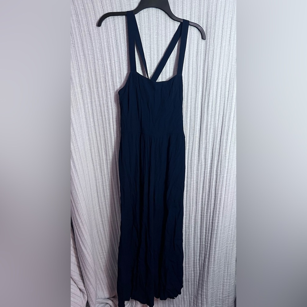 Madewell Dark Blue Wide Leg Jumpsuit